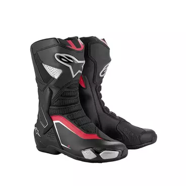 Alpinestars Smx-6 V3 мотоботинки Silver Red Красный
