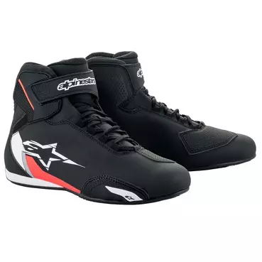 Alpinestars Sektor мотоботы Black White Red Fluo Красный