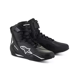 Alpinestars Faster 4 мотоботы Black White Белый