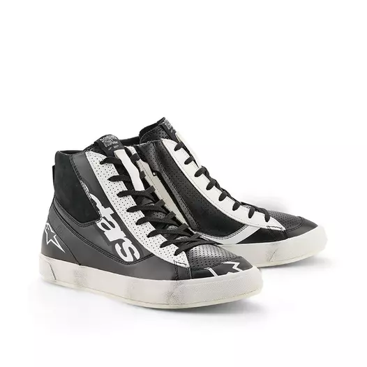 Alpinestars Stated Flair мотоботы Black White (размер: 10,5)