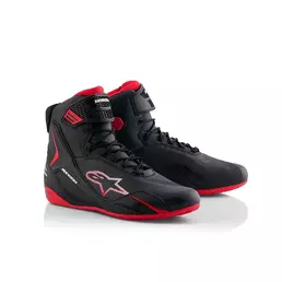 Alpinestars Honda Faster 4 мотоботы Black Red Красный