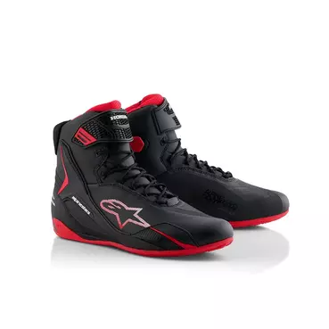Alpinestars Honda Faster 4 мотоботы Black Red Красный