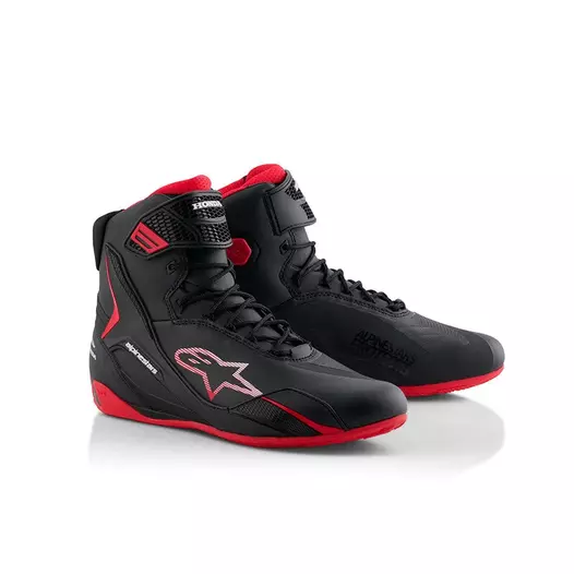 Alpinestars Honda Faster 4 мотоботы Black Red Красный (размер: 13,5)