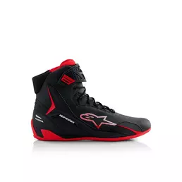 Alpinestars Honda Faster 4 мотоботы Black Red Красный