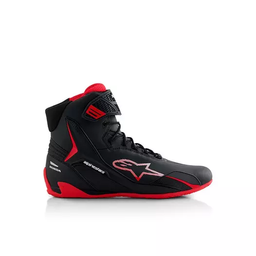 Alpinestars Honda Faster 4 мотоботы Black Red Красный