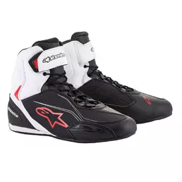 Alpinestars Faster 3 мотоботы Black White Red Красный