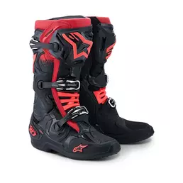 Alpinestars Tech 10 мотоботинки Black Red Красный