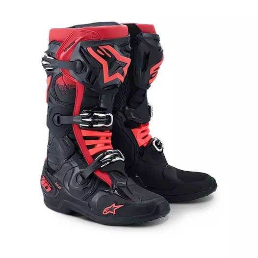Alpinestars Tech 10 мотоботинки Black Red Красный (размер: 7)