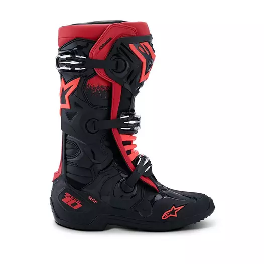 Alpinestars Tech 10 мотоботинки Black Red Красный