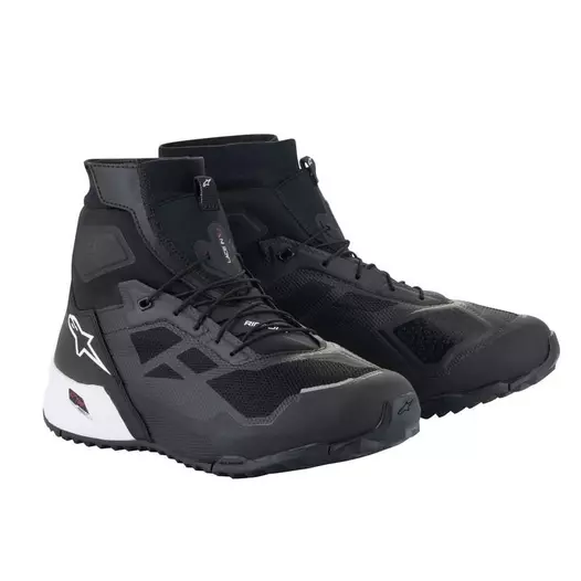 Alpinestars Cr-1 мотоботы Black White Белый (размер: 9)