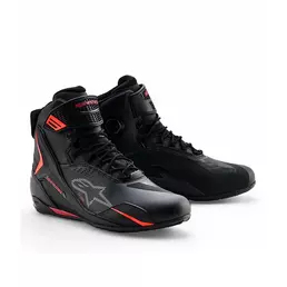 Alpinestars Faster-4 Drystar мотоботы Red Fluo Красный