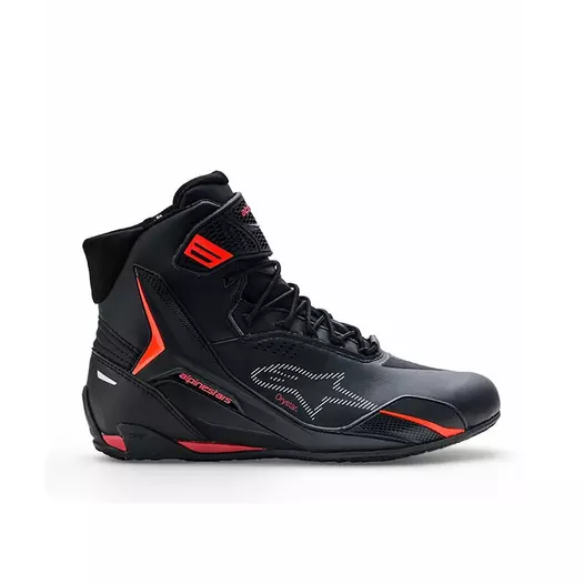 Alpinestars Faster-4 Drystar мотоботы Red Fluo Красный
