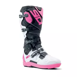 Sidi Crossfire 3 Srs мотоботинки Black White Pink Розовый