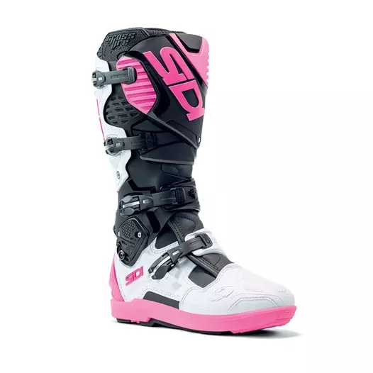 Sidi Crossfire 3 Srs мотоботинки Black White Pink Розовый (размер: 43)