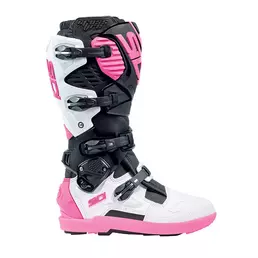 Sidi Crossfire 3 Srs мотоботинки Black White Pink Розовый