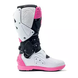 Sidi Crossfire 3 Srs мотоботинки Black White Pink Розовый