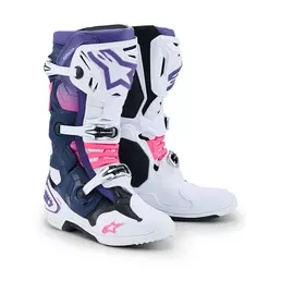 Alpinestars Tech 10 мотоботинки White Purple