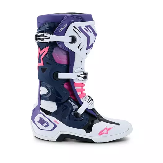 Alpinestars Tech 10 мотоботинки White Purple