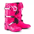 Alpinestars Tech 10 мотоботинки Diva Pink White Розовый