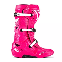 Alpinestars Tech 10 мотоботинки Diva Pink White Розовый