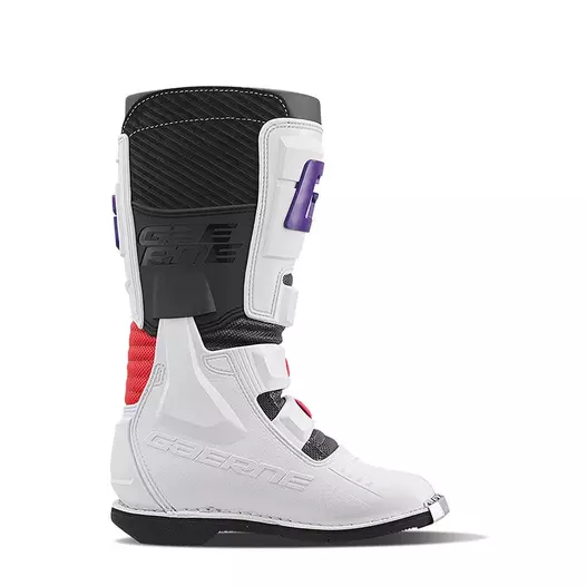 Gaerne Gxj Kid мотоботинки White Red Purple Фиолетовый