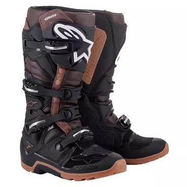 Alpinestars Tech 7 Enduro мотоботинки Black Brown Коричневый