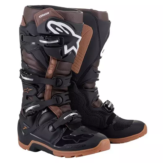 Alpinestars Tech 7 Enduro мотоботинки Black Brown Коричневый (размер: 12)