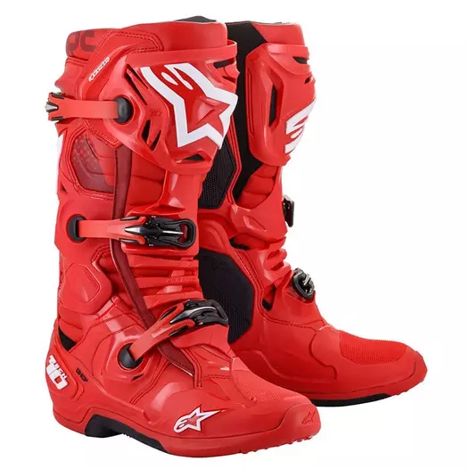 Alpinestars Tech 10 мотоботинки Red Красный (размер: 7)