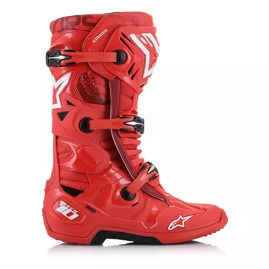 Alpinestars Tech 10 мотоботинки Red Красный