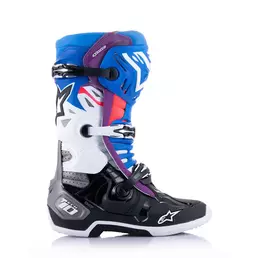 Alpinestars Tech 10 Supervented мотоботинки Blue Purple Синий