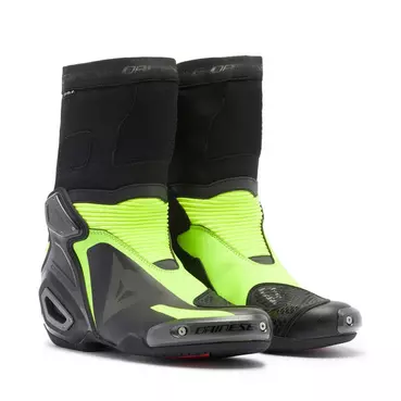 Dainese Axial 2 мотоботинки Black Yellow Fluo Желтый
