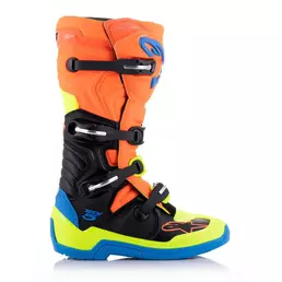 Alpinestars Tech 5 мотоботинки Orange Blue Yellow Оранжевый