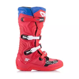 Alpinestars Tech 5 мотоботинки Red Blue Черный