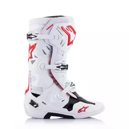 Alpinestars Tech 10 Supervented мотоботинки White Red Белый