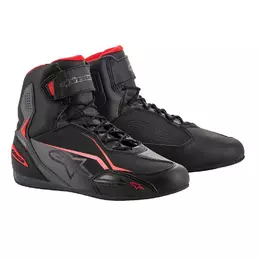 Alpinestars Faster 3 мотоботы Black Red Красный