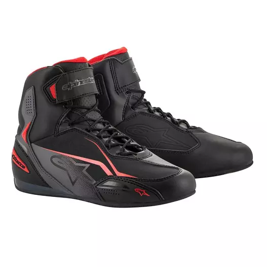 Alpinestars Faster 3 мотоботы Black Red Красный (размер: 8)