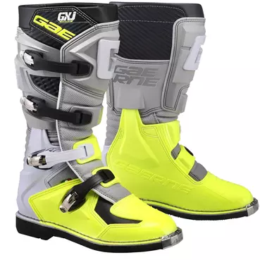 Gaerne Gxj Kid мотоботинки Grey Yellow Желтый