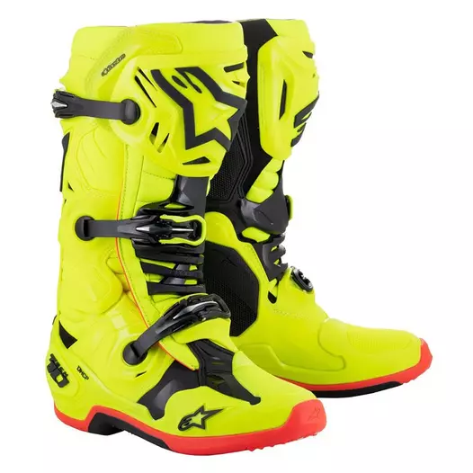 Alpinestars Tech 10 мотоботинки Yellow Fluo Желтый (размер: 7)