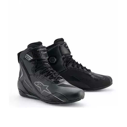 Alpinestars Faster-4 Drystar мотоботы Black Grey Серый (размер: 7.5)