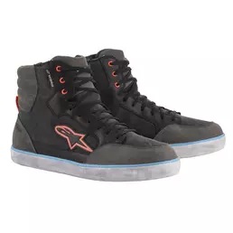 Alpinestars J-6 Waterproof Cnv мотоботы Grey Blue Черный