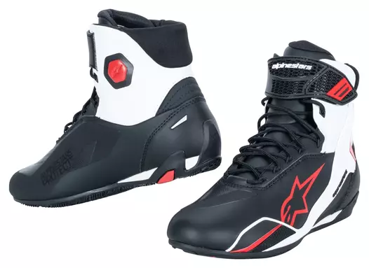 Faster 4 Stiefel Black, White, Red