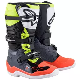 Alpinestars Tech 7s Kid мотоботинки Red Yellow Желтый