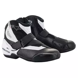 Alpinestars Smx-1 R V2 Vented мотоботинки Black White Белый