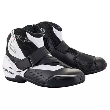 Alpinestars Smx-1 R V2 Vented мотоботинки Black White Белый