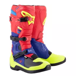 Alpinestars Tech 3 мотоботинки Red Blue Yellow Желтый