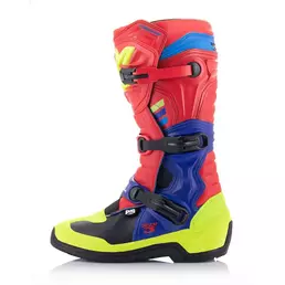 Alpinestars Tech 3 мотоботинки Red Blue Yellow Желтый