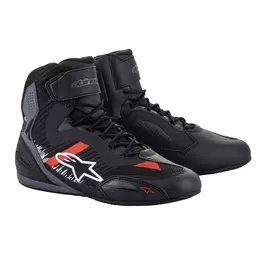 Alpinestars Faster 3 Rideknit мотоботы Grey Red Черный