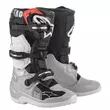 Alpinestars Youth Tech 7s мотоботинки 2020 Black Silver Серый (размер: 5)