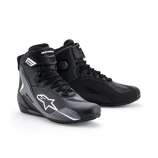 Alpinestars Faster-4 Drystar мотоботы Grey White Серый (размер: 10,5)