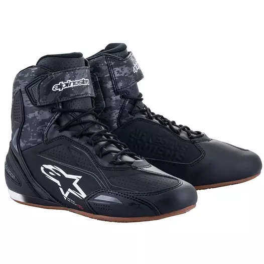 Alpinestars Faster 3 мотоботы Black Grey Gum Серый (размер: 8)